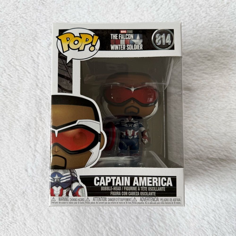 Funko Pop! Marvel: The Falcon and the Winter Soldier- Captain America #814 Sam
